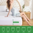 thumbnail image 4 of Gogreen Waterproof Mattress Protector, Breathable Cooling Bed Mattress Cover with Deep Pocket Plastic Mattress Protector Fitted 6"-15" (Bamboo Jersey, Twin 39"x75"), 4 of 10