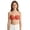 Orange, variant on Girls' Wireless Strapless Bra, Soft Breathable Seamless Comfort Bralette for Daily Use Orange 32