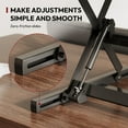 thumbnail image 5 of FunniHomi 27 inch Height Adjustable Stand Up Desk Converter, Quick Sit to Stand Tabletop Riser Workstation for home and office, Black, 5 of 7