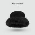 thumbnail image 2 of Women's Bucket Hat Puffy Winter Warm Thick Fisherman Cap, 2 of 6
