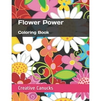 Flower Power : Coloring Book (Paperback)