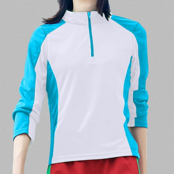MHFRRA Camiseta de Manga Larga con Protección Solar para Mujer, Ligera, de Secado Rápido, para deportes Al Aire Libre, Senderismo y Montañismo. Blanco