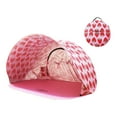 thumbnail image 2 of Beach Tent, Sun Shelter Tent, Automatic for 3-4 Person Instant Shade Sun Shelter Pink Strawberry, 2 of 8