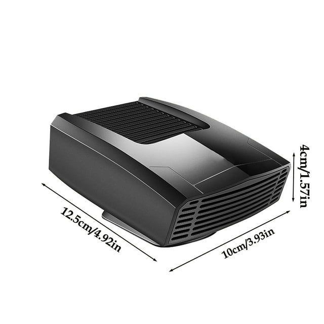 12V Portable Car Windshield Defroster Fan with 180W Heating and Cooling Function for Vehicles, RVs, and Camping