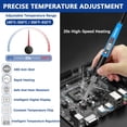 thumbnail image 3 of Soldador Lunamor 80W 110V LCD digital 180-500°C Azul, 3 of 8