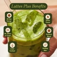 thumbnail image 4 of Clevr Pistacho Matcha SuperLatte en polvo instantáneo orgánico, 4 of 8