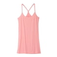 thumbnail image 2 of YHAJDS Basic Undershirt Tanks Women Solid Color Round Neck Spaghetti Strap Sleeveless Casual Top, 2 of 3