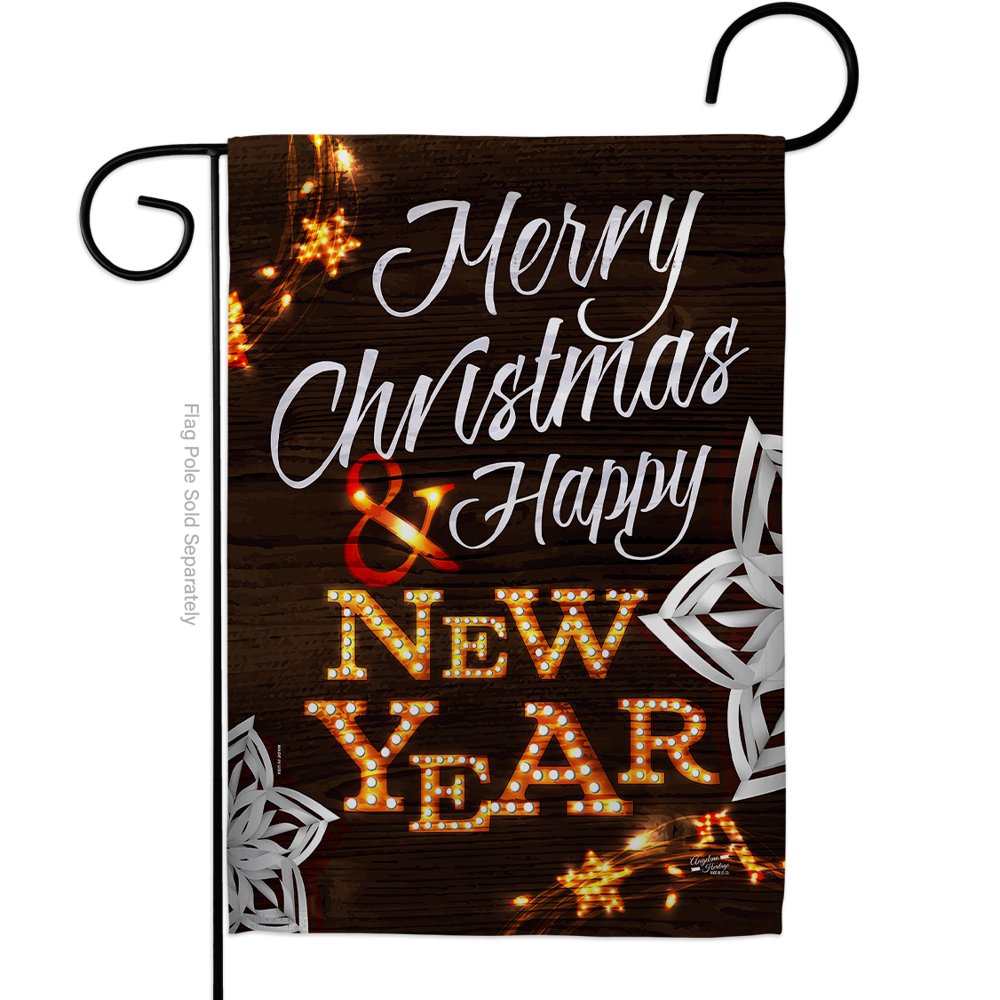 Christmas merry flag outdoor Lightful Holidays Garden Flag Winter Christmas Santa Marry Xmas Present Reindeer Season