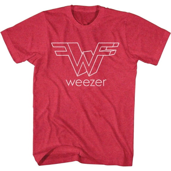 Weezer Whata Weezer Cherry Heather Adult T-Shirt