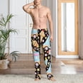 thumbnail image 2 of Gukieu Icecream Truck Print Men's Home Trousers, Elastic Drawstring Home Pajamas Clothing Suitable for Adult Men-Small, 2 of 6