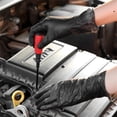 thumbnail image 6 of Bxaolu Grip Black Nitrile Gloves 5mil Latex-Free, Powder-Free, Micro-Textured for Repair, Cleaning, Painting, Chemical (1 Box/100 Gloves), 6 of 9