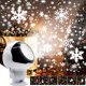 thumbnail image 4 of Proyector de luces navideñas Advancent con astronauta efectos visuales cósmicos copo de nieve blanco, 4 of 6