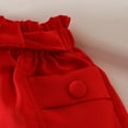 thumbnail image 7 of Sopiago Toddler Girl Summer Outfits Baby Girl Embroidered Flowers Short Sleeve Tank Tops Shorts Set Cute Babygirl Clothes with Waistband Red,2-3 Years, 7 of 7