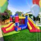 thumbnail image 2 of Cloud 9 Casa de Rebote de Cohete con Soplador y Dos Toboganes - Hamaca Inflable para Niños, 2 of 5