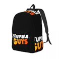 thumbnail image 3 of Mochila de lona con el divertido logotipo del juego Stumbleguys para hombres, mujeres, estudiantes, escuela, escuela primaria, secundaria, universidad, regalo, 3 of 4