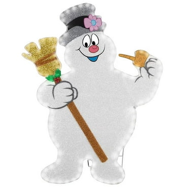 Warner Brothers Frosty The Snowman 32-in Yard Decoration with White LED Lights