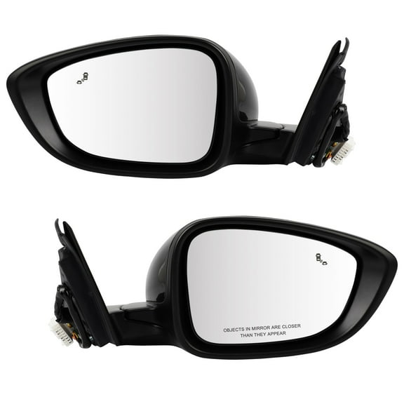 cciyu Passenger and Driver Side View Mirror Replacement For 2018-2022 For Honda For ACCORD Power | Heated | Blind Spot Detection Replace HO1320329 HO1321329 Black