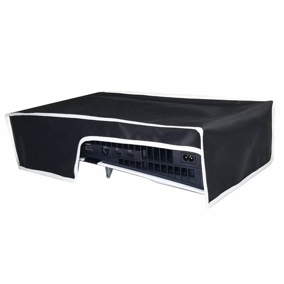 Cubrepolvo Impermeable al Salpicadura para PS5 Consola Pro - Protección en Negro & Gris