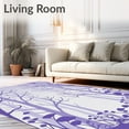 thumbnail image 2 of ODIKA 8'x10' Machine Washable Non-Slip Area Rug, Mystic Moonbeam Woodland Hallway High Traffic Rug, Purple, 511750, 2 of 7