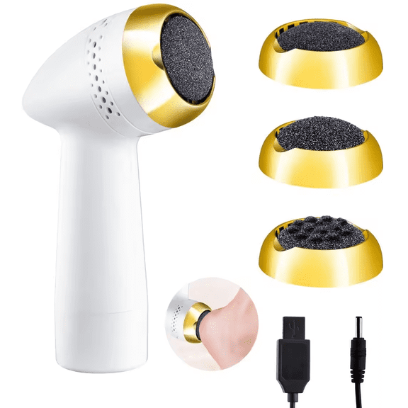 Electric Foot Callus Remover, Electronic Foot Grinder Detachable USB Rechargeable for Daily Use