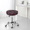 thumbnail image 7 of Lsque Colorful Hawaii Palms Round Bar chair cushion covers Velvet Fabric Premium Comfort Protects from Scratches and Stains for 14-17 Inch Chair- 13 inch, 7 of 7