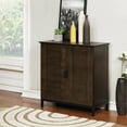 thumbnail image 4 of Armoire moderne en MDF et métal – noyer, 4 of 7