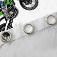 thumbnail image 4 of jejeloiu Extreme Sport Game Blackout Curtains Set of 2 (52x84 Each),Green Dirt Bike Window Curtains For Boys Men, 4 of 6
