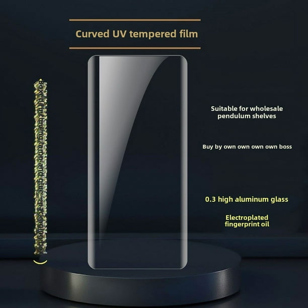 Película templada UV para Huawei mate60pro Xiaomi 14pro Opporeno12 galvanizado Aluminio alto vivoX100 aplicable