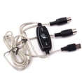 thumbnail image 4 of Greeniant Cable USB de entrada-salida a Cable de interfaz MIDI, convertidor de PC a teclado de música, cable Plug-Play con luz indicadora LED Accesorios para instrumentos musicales Greeniant OD023693-00, 4 of 6