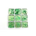 thumbnail image 3 of Milltown Merchants Glistening Green Foil Tile 3/4 Inch Mosaic Tile (3 lbs), 3 of 5