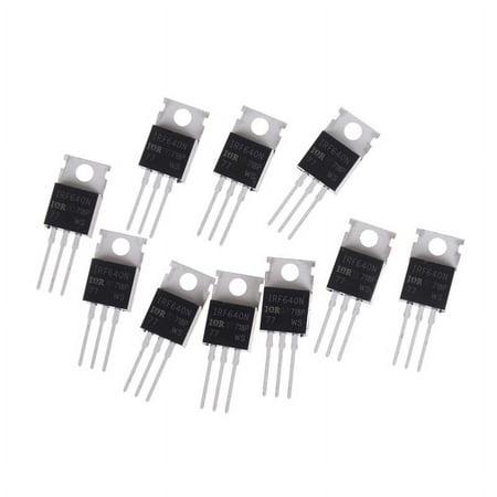

10PCS New IRF640 IRF640N Power mosfet 18A 200V TO-220