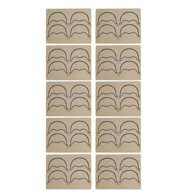 <p>Micropigmentation Practice Skins Double Sides Practice Skin Pre Draw Scalp Practice Skin Pre Print Scalp Tatoo Practice Skin 10pcs Scalp Practice Skin Double Sides Pre Print