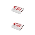 thumbnail image 3 of Seitruly Joystick inalámbrico Suministros para juegos Computadora Teléfono móvil Conexión rápida Control Stick Controlador de juegos Blanco rojo 2Conjunto, 3 of 6