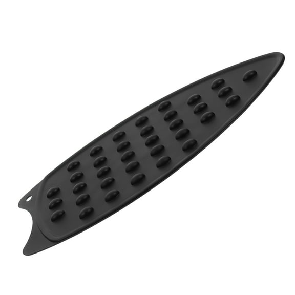OHOIOLLA Durable Silicone Iron Rest Pad For Ironing Board Accessories 1Set 10.6x5.5x0.2in