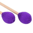 thumbnail image 4 of Beech Handle Marimba Mallets, Exquisite Xylophone Mallets, Super Wear-Resistant Marimba Stick Mallets, For Player Musician Coffee,Purple, 4 of 8