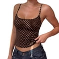 thumbnail image 2 of Womens Tank Tops Polka Dots Tank Top for Women Teens Girls Cute Summer Tops Neck Camisole Slim Fit Going Out Tops, 2 of 6