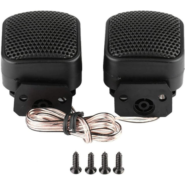 ZOUSSIQI Haut-Parleur Audio Tweeter de Voiture, 2 Pcs 500W Petit Haut-Parleur Carré Audio Fort Musique Tweeter CA919-8249