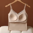 thumbnail image 6 of Beige Womens Tank Tops Built in Bra Nylon,Spandex Adjustable Spaghetti Strap Tank Tops Basic Tank Tops for Women L, 6 of 6