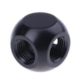thumbnail image 1 of Conector de tubo de agua para sistema de refrigeración por agua de PC de 3 vías de Metal con rosca interna G1/4 Hugtrwg Nuevos Originales, 1 of 6