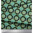 thumbnail image 3 of Soimoi Black Cotton Duck Fabric Multicolor Mandala Print Fabric by Yard 42 Inch Wide, 3 of 3