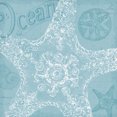 thumbnail image 3 of Gango Home Decor Aqua Treasure | Lovely Under the Water Sand Dollar & Starfish Set; Two 12x12in Art Prints in Brown Frames, 3 of 6