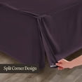 thumbnail image 5 of SGI Bedding 12 Inch Pleated Bed Skirt | Microfiber Bed Skirt | Fade Resistant, Wrinkle Free, Anti-static, Decorative, Extra Storage Space, Clutter-Free | Twin, Plum, 5 of 6
