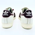 thumbnail image 3 of Ad-id-as Superstar Off White Maroon Mens Size 10.5 Low Sneaker H68187, 3 of 6
