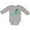 AC-Heather Grey, variant on Inktastic Grand Turk Island Boys or Girls Long Sleeve Baby Bodysuit