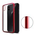 thumbnail image 3 of FINCIBO Soft TPU Case Slim Protective Cover for Apple iPhone X, Red Glassy Electroplated, 3 of 5