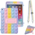 thumbnail image 1 of Fidget Toys Case for iPad,Sensory iPad with Fold Kickstand and Lanyard,Stress Reliever Cover,Silicone Tablet Shell Kid Adult (for Air 2019 / Pro 10.5), 1 of 4