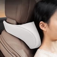 thumbnail image 7 of Luckky Universal Memory Foam Car Headrest Neck Pillow, Soft Comfortable Auto Head‑Support Cushion, Ergonomic Travel Neck Rest Pillow for Car Seat, White, 7 of 7