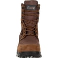 thumbnail image 4 of Rocky Men's 8" Ridgetop Waterproof 600g Insulated Outdoor Boot Brown - RKS0384, 4 of 7