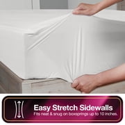 All-in-One Bed Bug Blocker Box Spring Encasement Mattress Protector, Twin