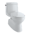 thumbnail image 1 of TOTO® Carlyle® II 1G® One-Piece Elongated 1.0 GPF Universal Height Skirted Toilet with CeFiONtect™, Colonial White - MS614114CUFG#11, 1 of 2